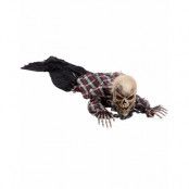 Crawling Skeleton - Figur med Ljud, Ljus och Rörelse 158 cm