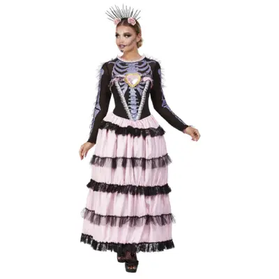 Deluxe Day Of The Dead Senorita Klänning L