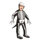 Dinosaurie Skelett Barn Maskeraddräkt - Medium