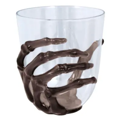 Drinkglas Skeletthand