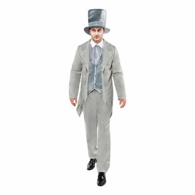 Zombie Spökbrudgum Maskeraddräkt - Medium