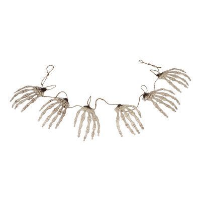 Girlang med Skeletthänder