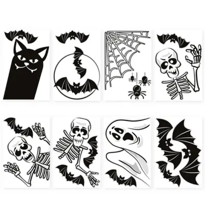 Halloween Fönsterklistermärken - Olika Motiv