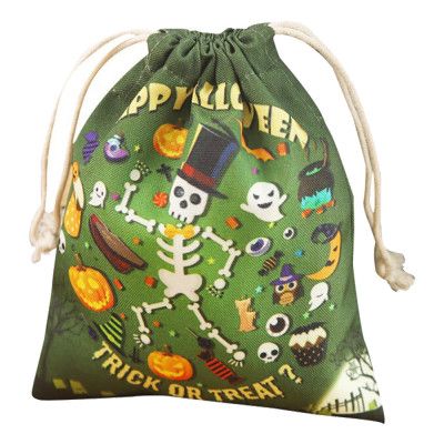 Halloween Godispåse i Tyg - Skelett