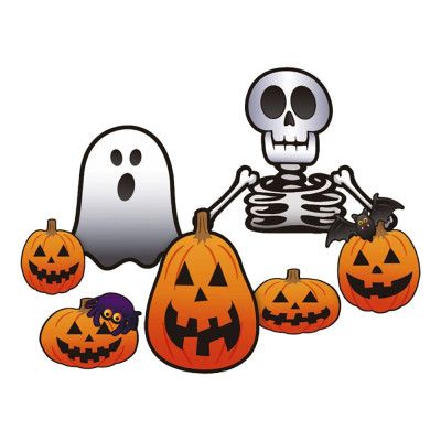Halloween Pappersdekoration - 7-pack