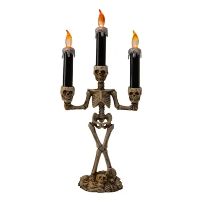 Halloween Skelett Kandelaber
