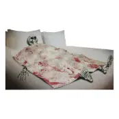 Blodigt Skelett Bäddset