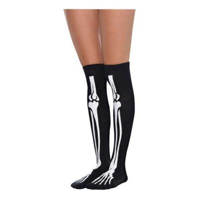 Knästrumpor Skelett - One size