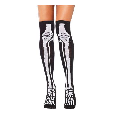 Knästrumpor Skelett Deluxe - One size