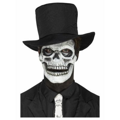 Latexskumprotes Skelett Svart Vit