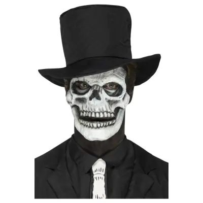 Latexskumprotes Skelett Svart Vit