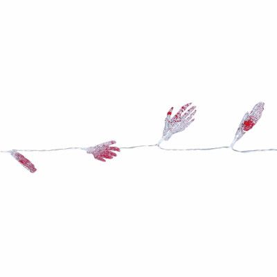 Ljusslinga med Blodiga Skeletthänder