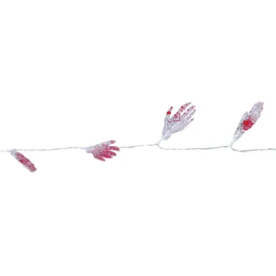 Ljusslinga med Blodiga Skeletthänder