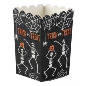 Popcornbägare Halloween Skelett - 8-pack
