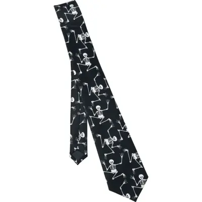Rock Daddy Slips - Krawatte Mexico Skelette - för  svart