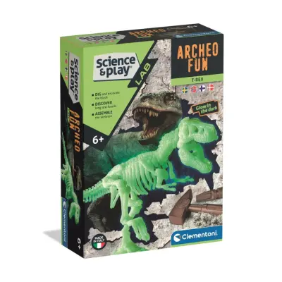 Science&Play T-Rex Dig Out - Clementoni -  Leksaksaffären