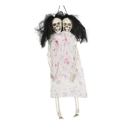 Siamesiska Tvillingar Skelett Hängande Prop