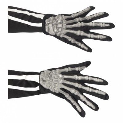 Självlysande Skeletthänder - One size
