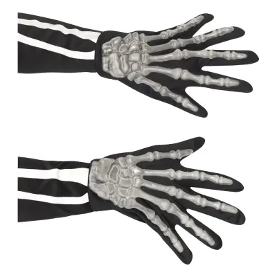 Självlysande Skeletthänder - One size