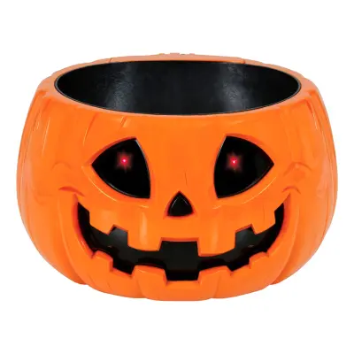 Skål Pumpa med Skeletthand Ljud&Ljus