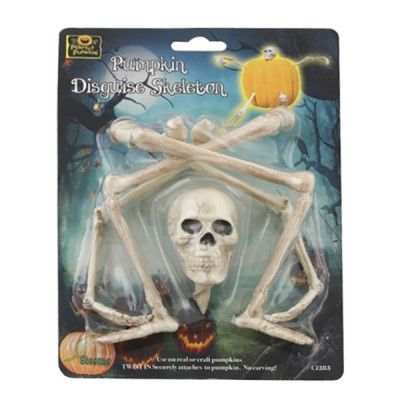 Pumpadekoration Skelett