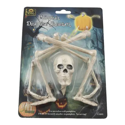 Pumpadekoration Skelett