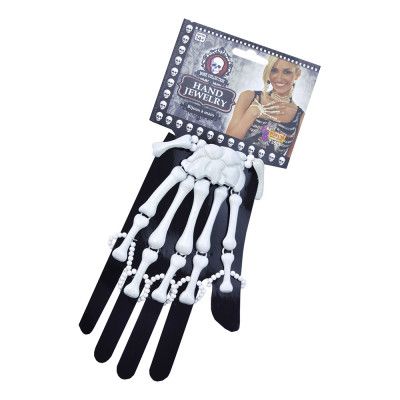 Skelett Handsmycke Vitt - 1-pack