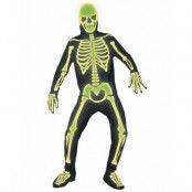 Skelett - Komplett Kostym som Lyser i Mörket