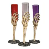 Skeletthand Glas
