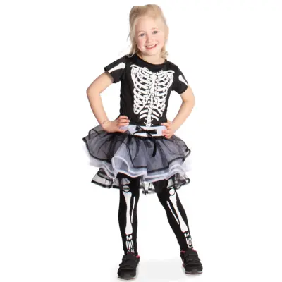 Skelettklänning Barn 98-116cl