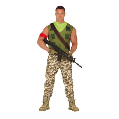 Datorspel Legosoldat Maskeraddräkt - Medium