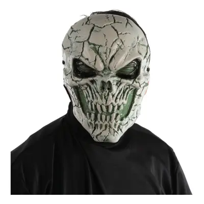 Skelettmask LED med Sprickor - One size