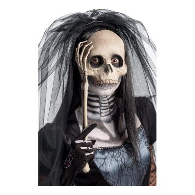 Skelettmask på Pinne - One size