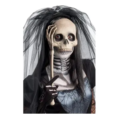 Skelettmask på Pinne - One size