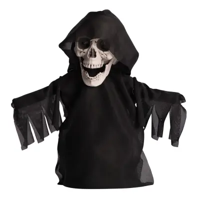 Snurrande Skelett med Ljus & Ljud Prop