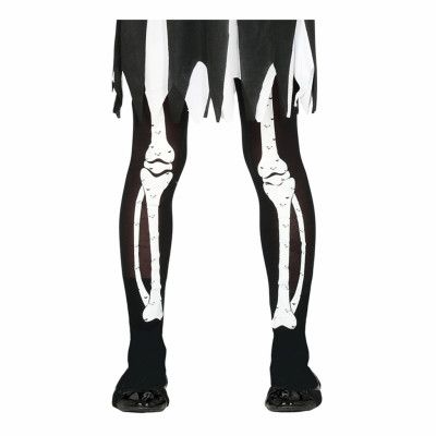 Strumpbyxor Skelett för Barn - 7-12 år