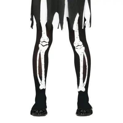Strumpbyxor Skelett för Barn - 7-12 år