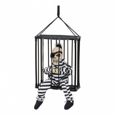 Talande Skelett i Bur Prop