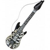 Uppblåsbar Gitarr med Skelettmotiv - 105 cm
