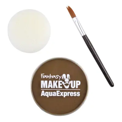 Ansikts- & Kroppsfärg Aqua Sminkset - Brun