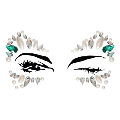 Ansiktssmycken Transparent Deluxe