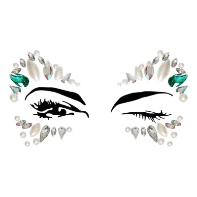 Ansiktssmycken Transparent Deluxe