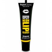Banana Split - Gul UV/Blacklight Lipgloss med Smak