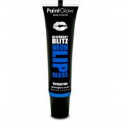 Blueberry Blitz - Blå UV/Blacklight Lipgloss med Smak
