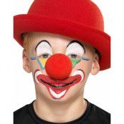 Clown Sminkset med Näsa - 7 Delar
