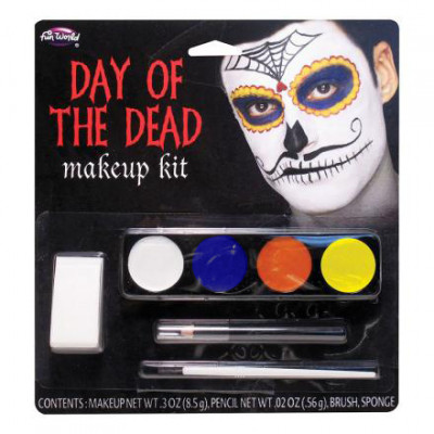 Day of the Dead Sminkset Mustasch