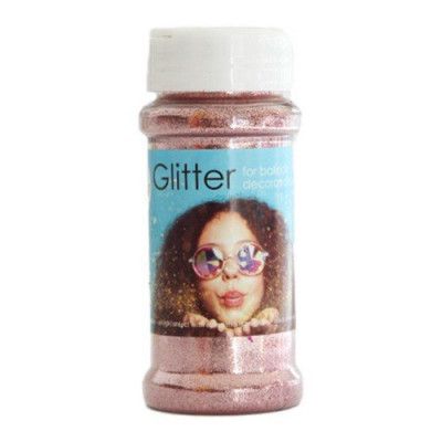 Dekorationsglitter på Burk - Roséguld