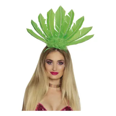 Diadem Samba Neongrön - One size