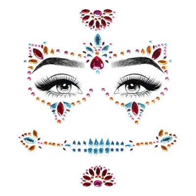 Face Jewels Day of the Dead Deluxe