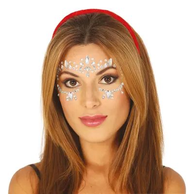 Face Jewels Silver Ciara